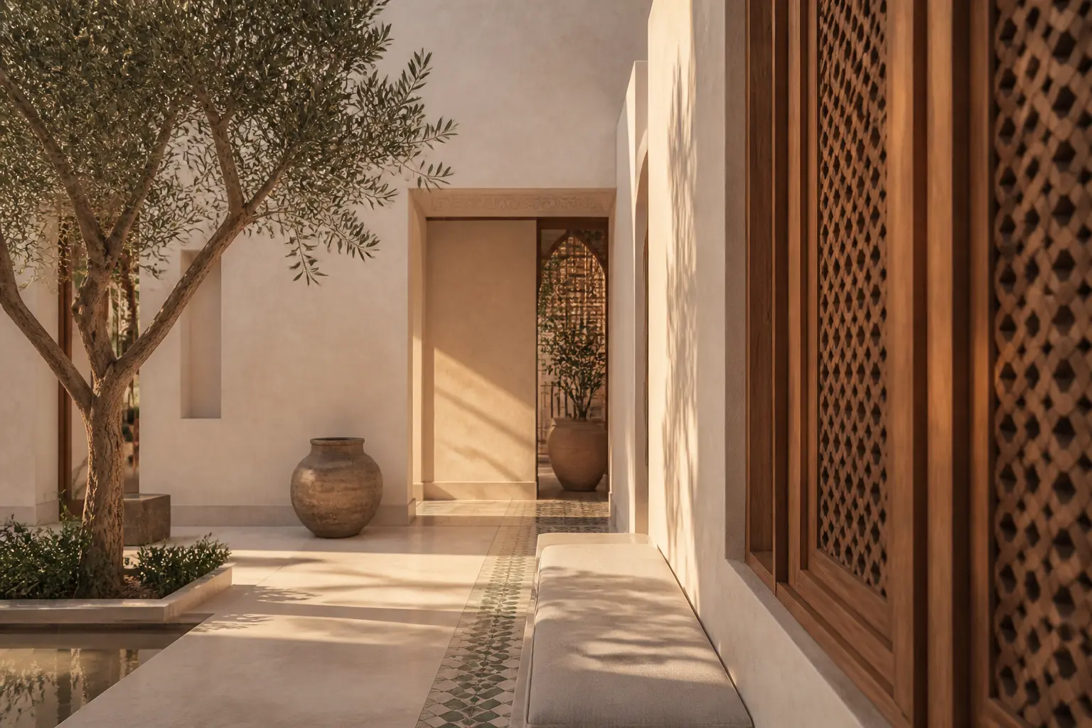 عمارة مغربية تمثل منهجًا منظمًا